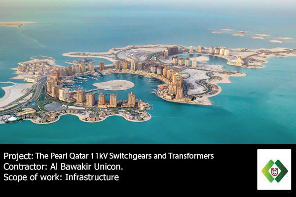 Al Bawakir Unicon had been awarded supplie and installation of 11kV Switchgears and Transformers at The Pearl Qatar
